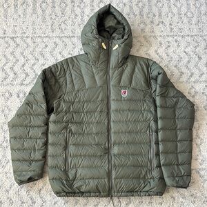 Fjallraven Green Puffer Jacket